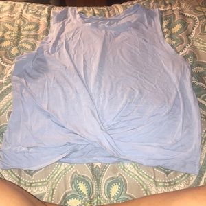 A blue, summer t-shirt